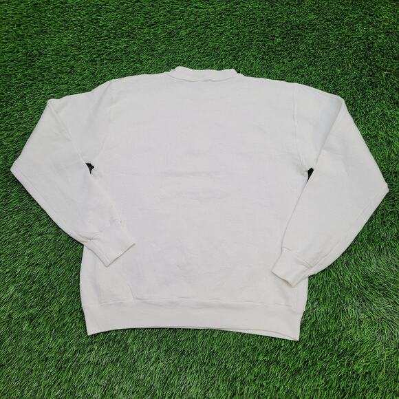 Vintage 80s Lambda-Chi-Alpha Cropped Sweatshirt S/M 19x23 - Picture 2 of 14